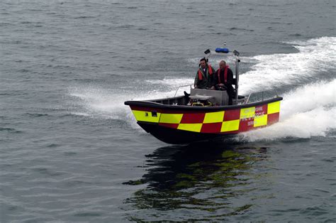 fire rescue boat holyhead marine