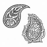 Paisley Mandala Coloring Pages Clipartbest Pattern Draw Patterns Clipart sketch template