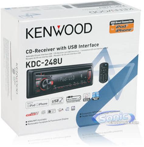 kenwood kdc  kdcu cd mp car stereo  front aux usb