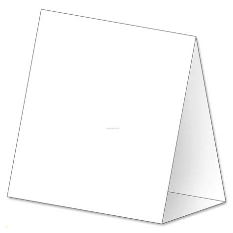 blank tent card template