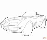 Corvette Stingray Getcolorings Pickup Zentangle sketch template