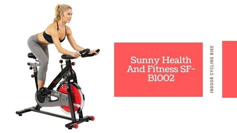 sunny health  fitness sf  indoor cycling bike review
