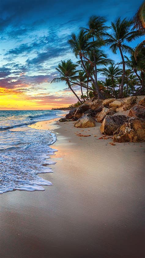 sunrise   beach punta cana dominican republic windows