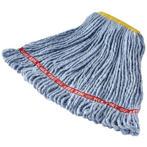 rubbermaid web foot shrinkless wet mop scn industrial