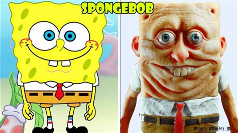 spongebob squarepants in real life 2018 cartoon