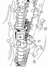 Trenino Kleurplaat Przyjaciele Trein Kolorowanki Tomek Lokomotive Seus Desenhos Colorat Scotsman Colorir Kleurplaten Kolorowanka Chapeau Flying Dzieci P18 Vole Malvorlagen sketch template