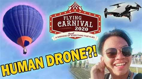 flying carnival   human drone youtube