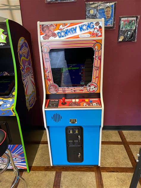 donkey kong iconic full size arcade multigame brand  plays    classic arcade games