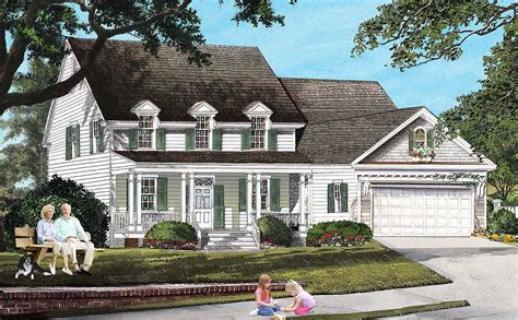 country charm  open floor plan wp architectural designs house plans