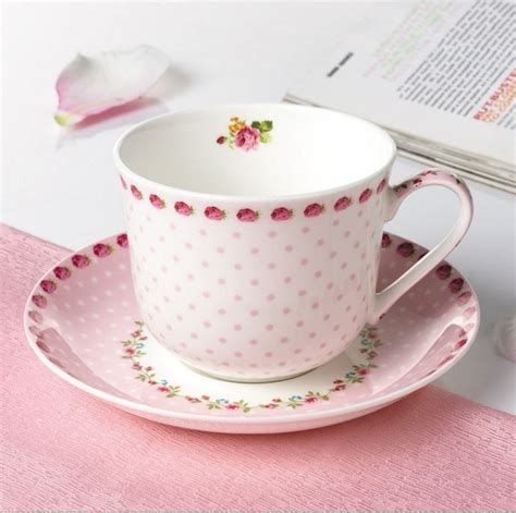 cute floral pink tea cup saucer set aprilife tea cups pink tea