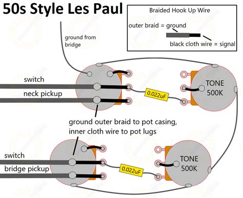les paul wiring diagram
