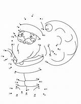 Dot Connect Printables Easy Christmas Kids Puzzle Coloring Pages sketch template