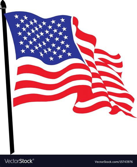 american flag silhouette vector  vectorifiedcom collection