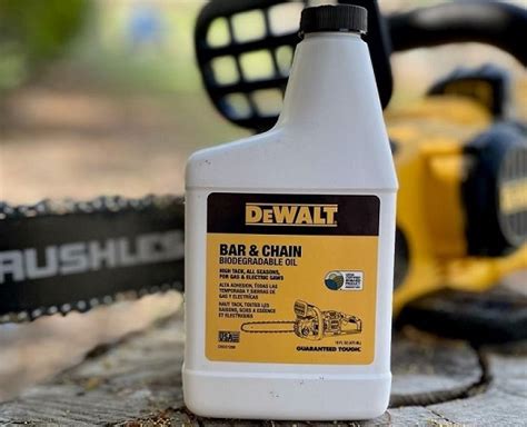 dewalt releases  biodegradable chainsaw oil construction citizen