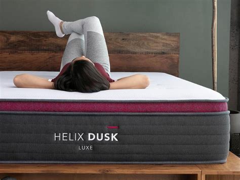 helix luxe dusk review mattress    stomach sleepers