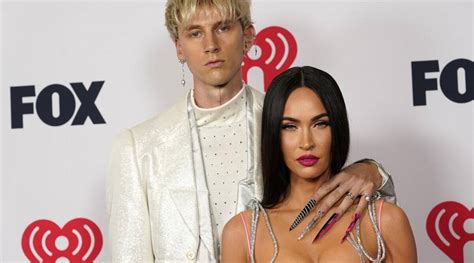 machine gun kelly and megan fox are engaged share romantic video of