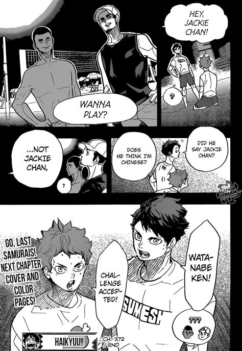 read haikyuu chapter 372 another challenger manganelo