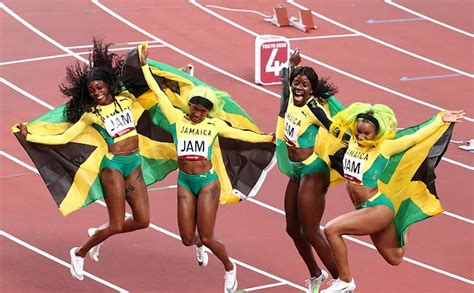 jamaican women underline sprint dominance with big relay win