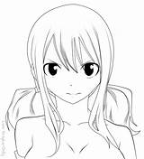 Lucy Tail Fairy Heartfilia Coloring Pages Lineart Graylu Only Line Deviantart Painting sketch template