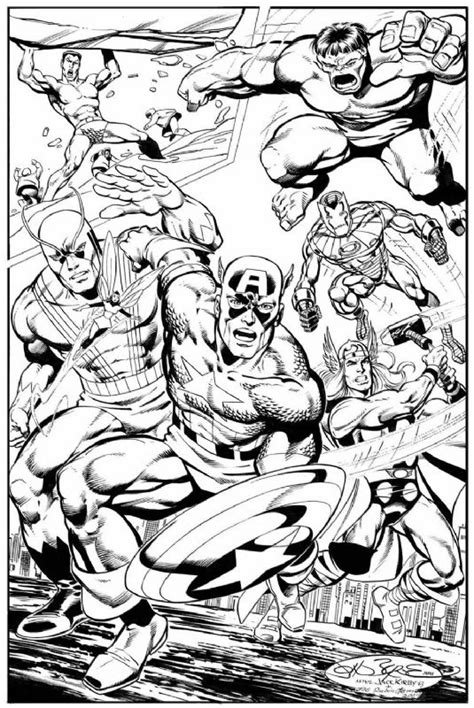 John Byrne Avengers Marvel Comics Art Marvel Comics