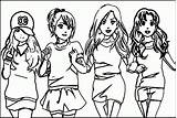 Coloring Friends Friend Forever Pages Drawing Clipart Anime Getdrawings Comments Coloringhome sketch template