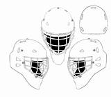 Goalie Hockey Mask Coloring Template Coloriage Gardien But Dessin Masque Pages Ice Blank Printable Google Sur Recherche Masks Personnages sketch template