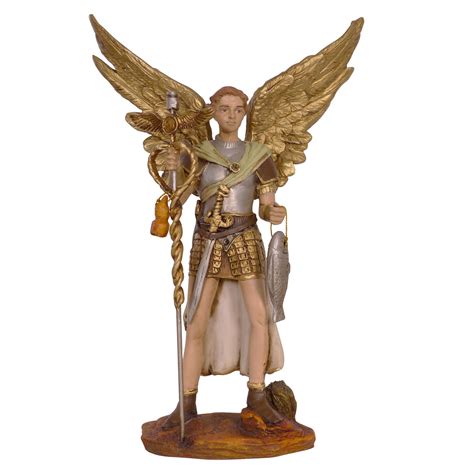archangel st raphael statue   ewtn religious catalogue