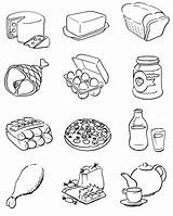 Alimentos sketch template