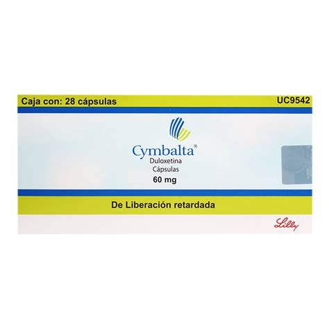cymbalta para qué sirve dosis precio fórmula y