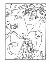 Coloring Pages Matisse Famous Henri Chagall Marc Printable Paintings Painting Sheets Kids Arte Book Artwork Colouring Para Color Picasso Artist sketch template