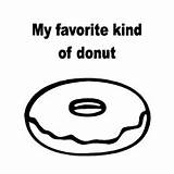 Doughnut Colorir Donut Donuts Rosquinhas Filho Sider Ditt Barnet Topp Donas Simpson Forskjellige Smultringer Favoritt Typer sketch template