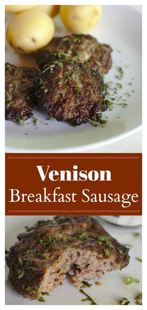 venison breakfast sausage recipe venison sausage recipes venison