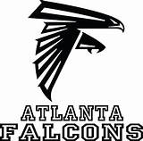 Falcons Football Atlanta Logo Vinyl Custom Clipart Name Falcon Decals Nfl Cliparts Sports Library sketch template