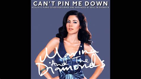 marina and the diamonds can t pin me down piano