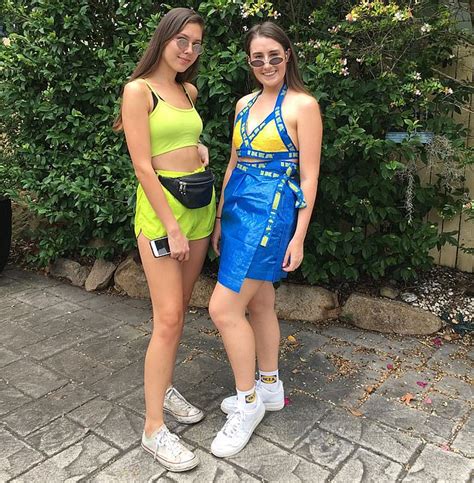 ingenious woman  fashions  festival outfit   ikea bags daily mail