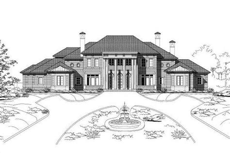 colonial home plan  bedrms  baths  sq ft   colonial house plans luxury
