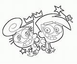 Coloring Fairly Odd Parents Oddparents Pages Fairy Cosmo Cartoon Printable Wanda Color Colouring Print Popular Getdrawings Getcolorings Coloringhome Online sketch template