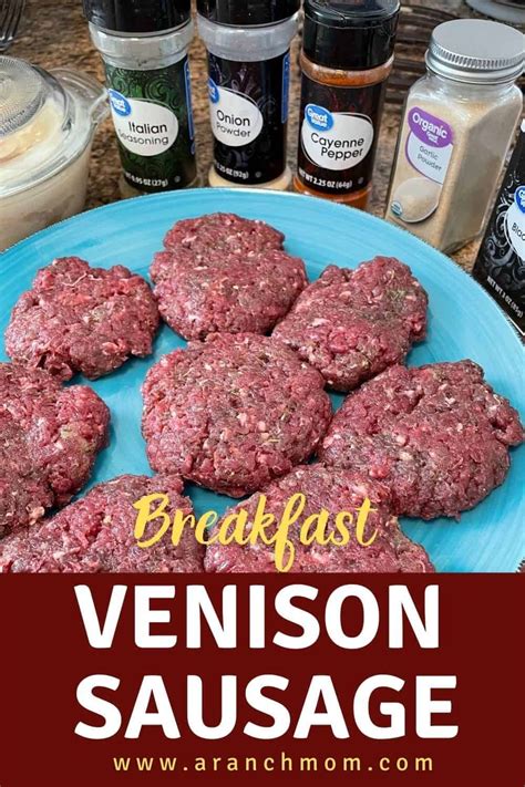 venison breakfast sausage recipe recipe   venison sausage