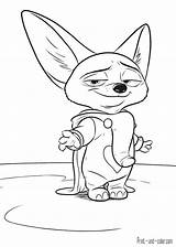 Zootopia Coloring Pages Print Color Might Also sketch template