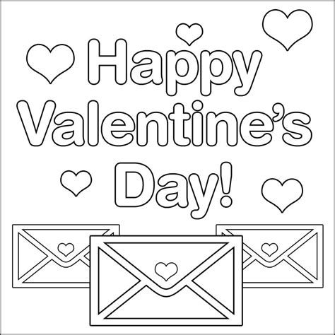 valentines day coloring pages lets celebrate