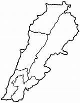 Lebanon Governorates Mapsof sketch template