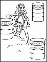Coloring Rodeo Pages Kids Printable Popular Library Clipart sketch template