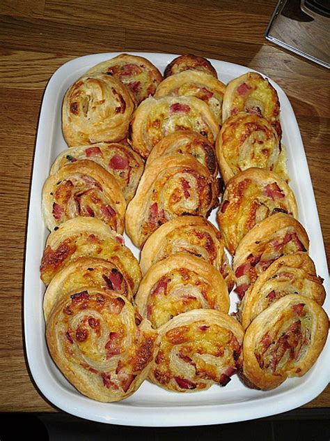 blaetterteigschnecken herzhaft rezept mit bild von