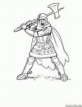 Cavaleiro Cavaleiros Guerras Soldados Coloring Machado sketch template
