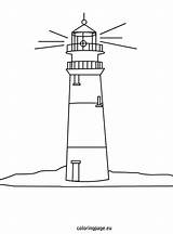 Lighthouse Leuchtturm Colouring Coloringpage Faro Faros Patrones áfrica Cristal Maritim Zeichnen Schritt Hope sketch template