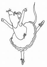 Ballerina Angelina Coloring Pages Getdrawings Draw Drawing Getcolorings sketch template