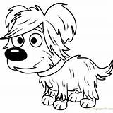 Puppies Pound Hairy Coloring Pages Dot Dots Connect Coloringpages101 sketch template