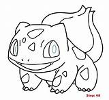 Bulbasaur Pokemon Coloring Pages Drawing Drawings Printable Draw Clipart Pikachu Color Online Popular Getcolorings Print Getdrawings Eevee Collection Coloringhome Visit sketch template