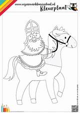 Sinterklaas Paard sketch template