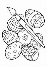 Easter Coloring Pages Printable Kids Print Printables Sheets Visit Bunny Eggs sketch template